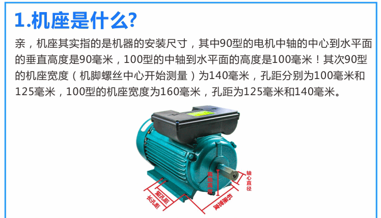 機(jī)座是什么？90機(jī)座電機(jī)和100機(jī)座電機(jī)有啥區(qū)別？