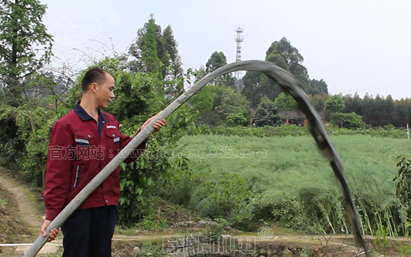 雙刀切割泵抽取魚塘淤泥流量大、不易卡機(jī)